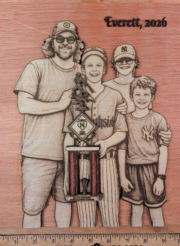 View 4 of Little League Plaque